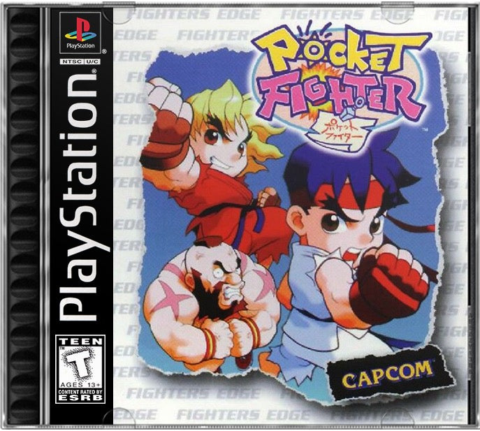 Pocket Fighter PS1 Sony Playstation 1 Used Video Game