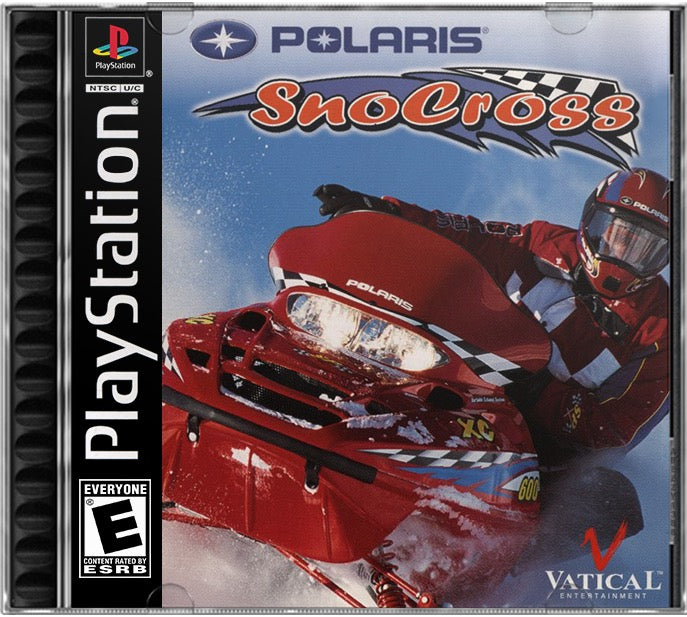Polaris SnoCross PS1 Sony Playstation 1 Used Video Game