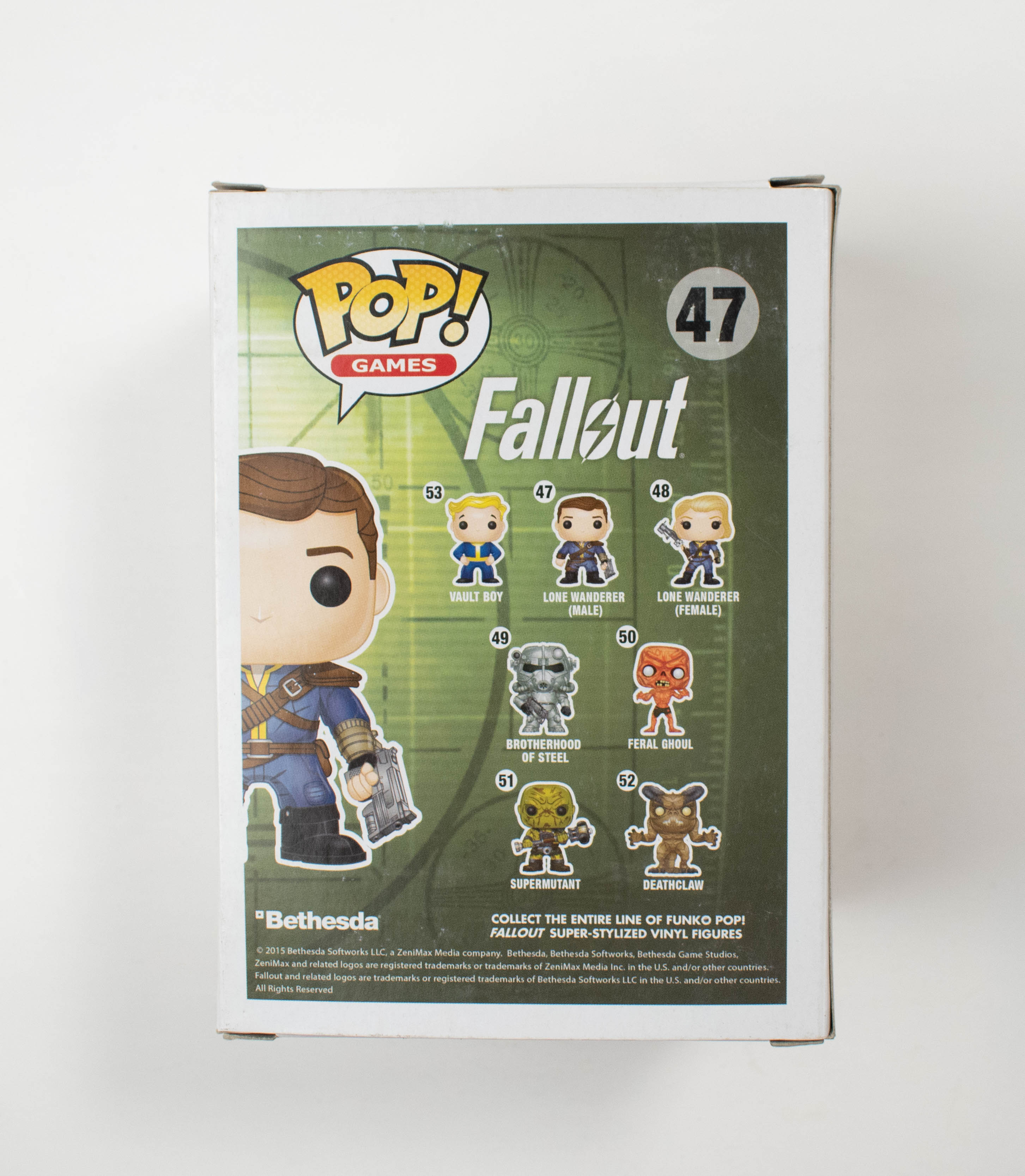 Pop Funko Lone Wanderer 47 Fallout Pop Games