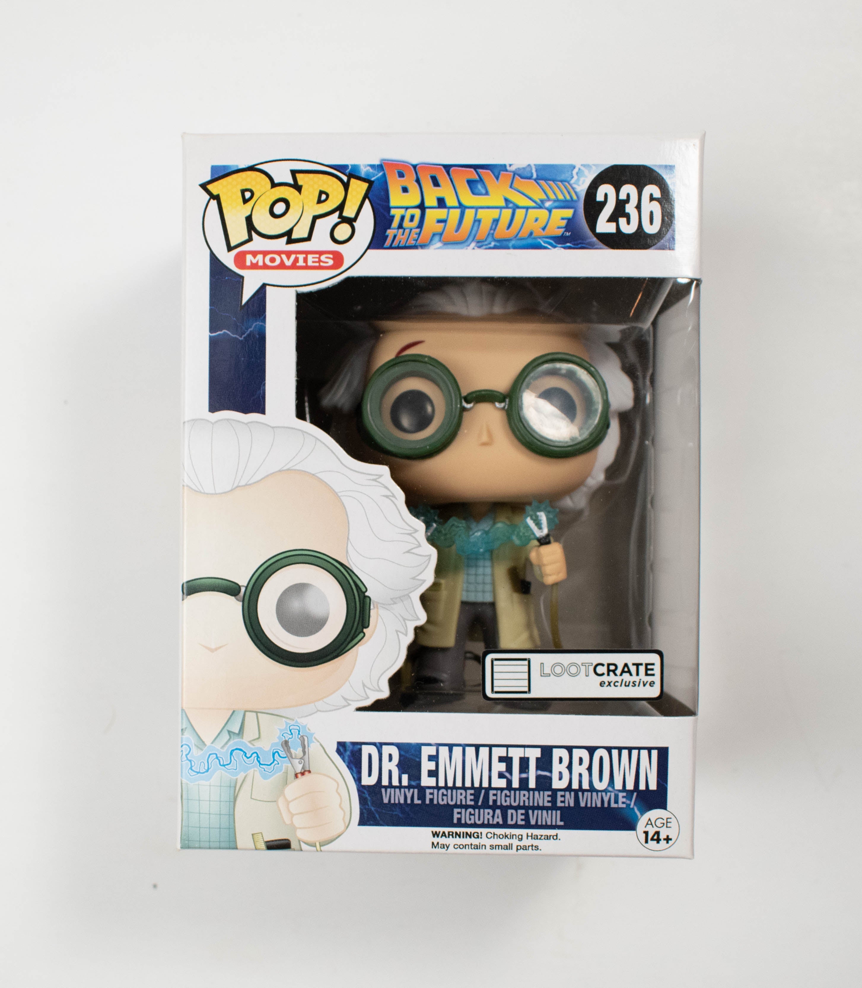 Back To The Future Pop Funko Dr emmet Brown Loot Create 236 Back to the Future