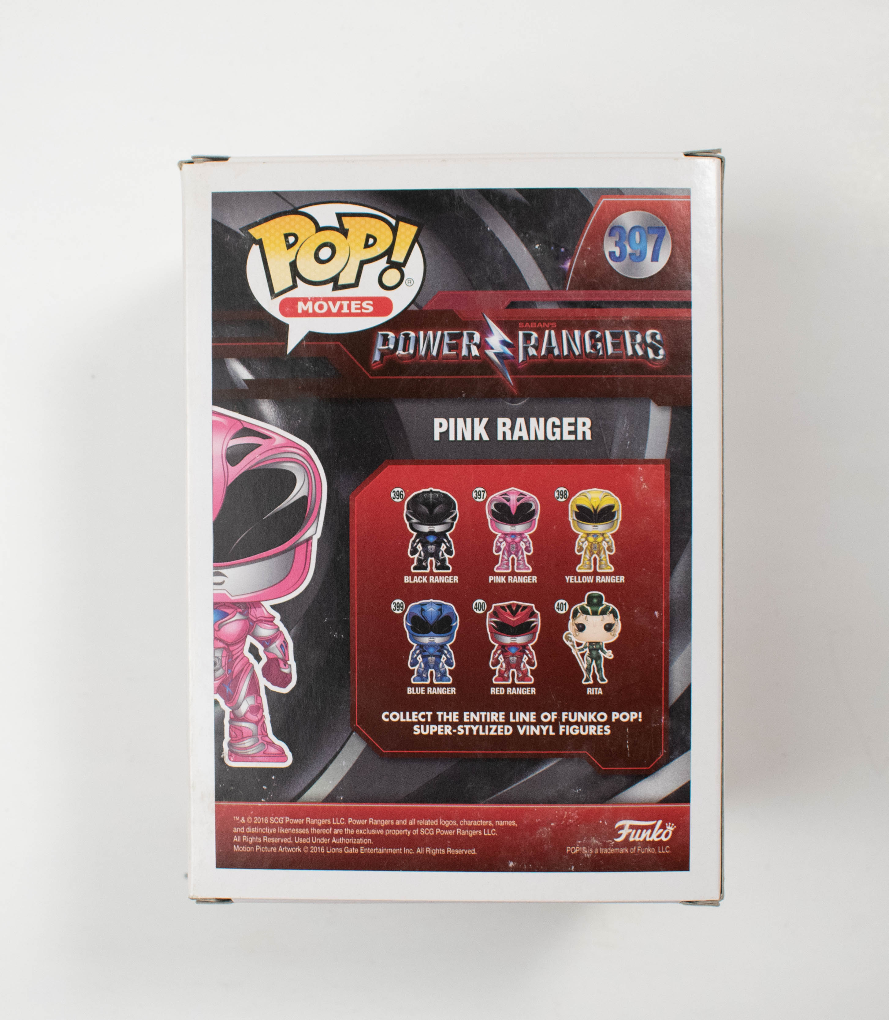 Pop Funko Pink Ranger 397 Power Rangers vinyl pop