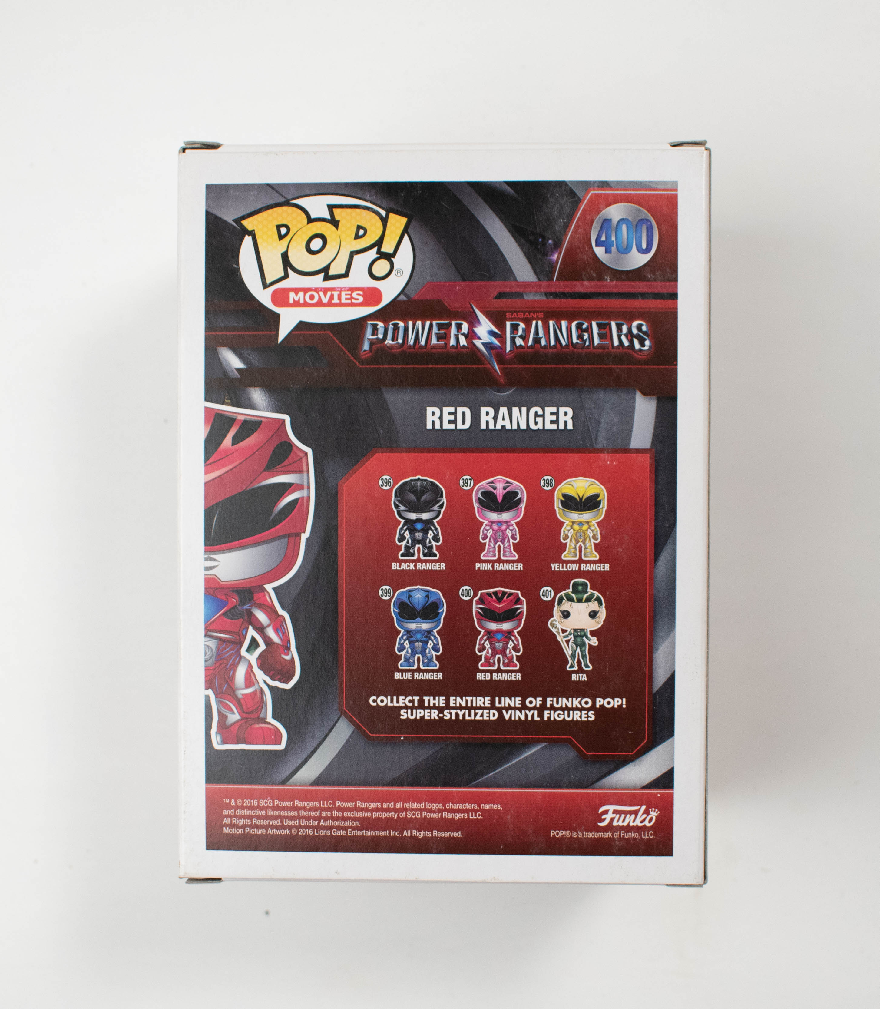 Pop Funko red ranger 400 mighty Morphin Power Rangers