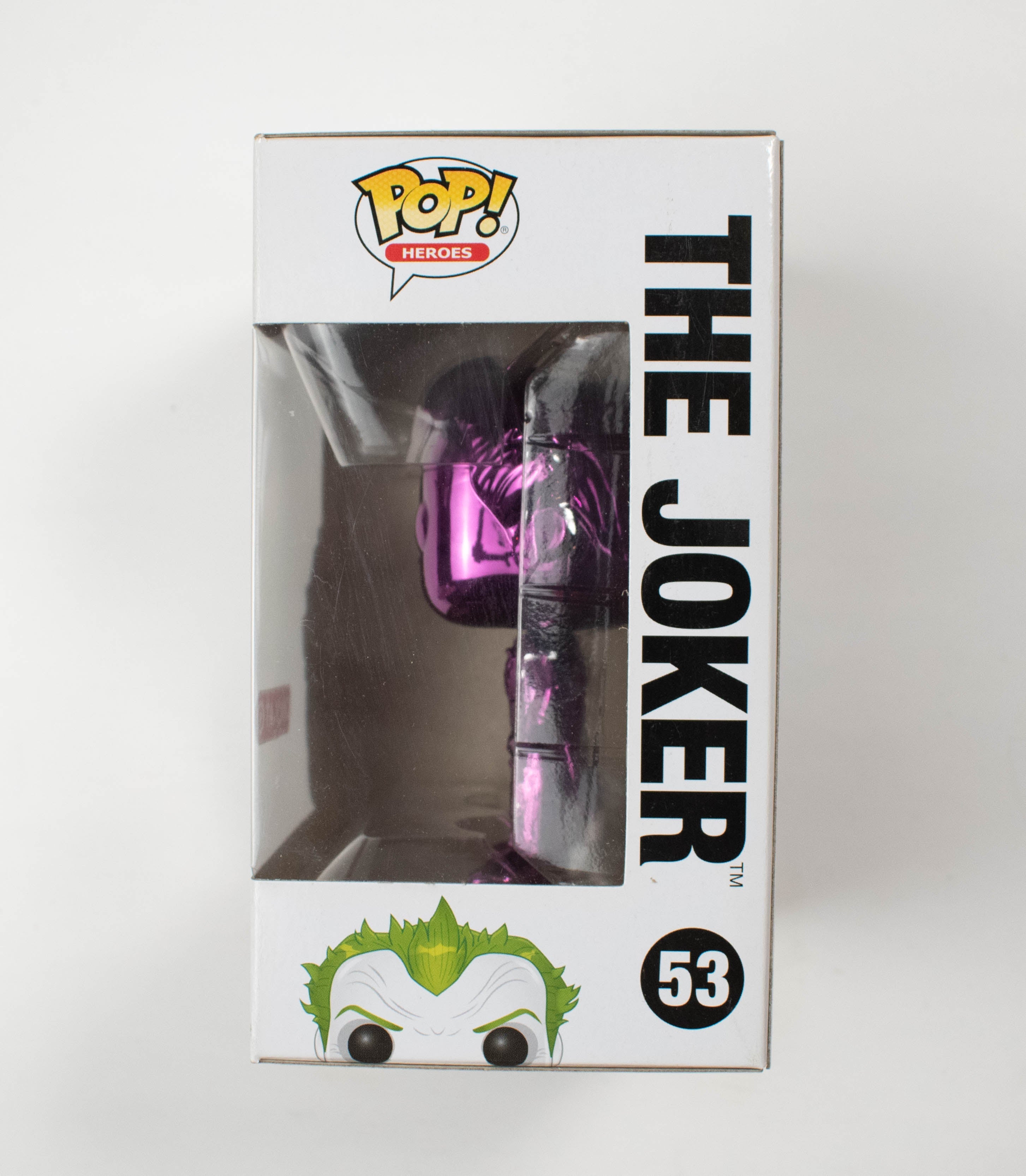 Funko Pop! The Joker Batman Arkham Asylum Purple Chrome Target Exclusive #53