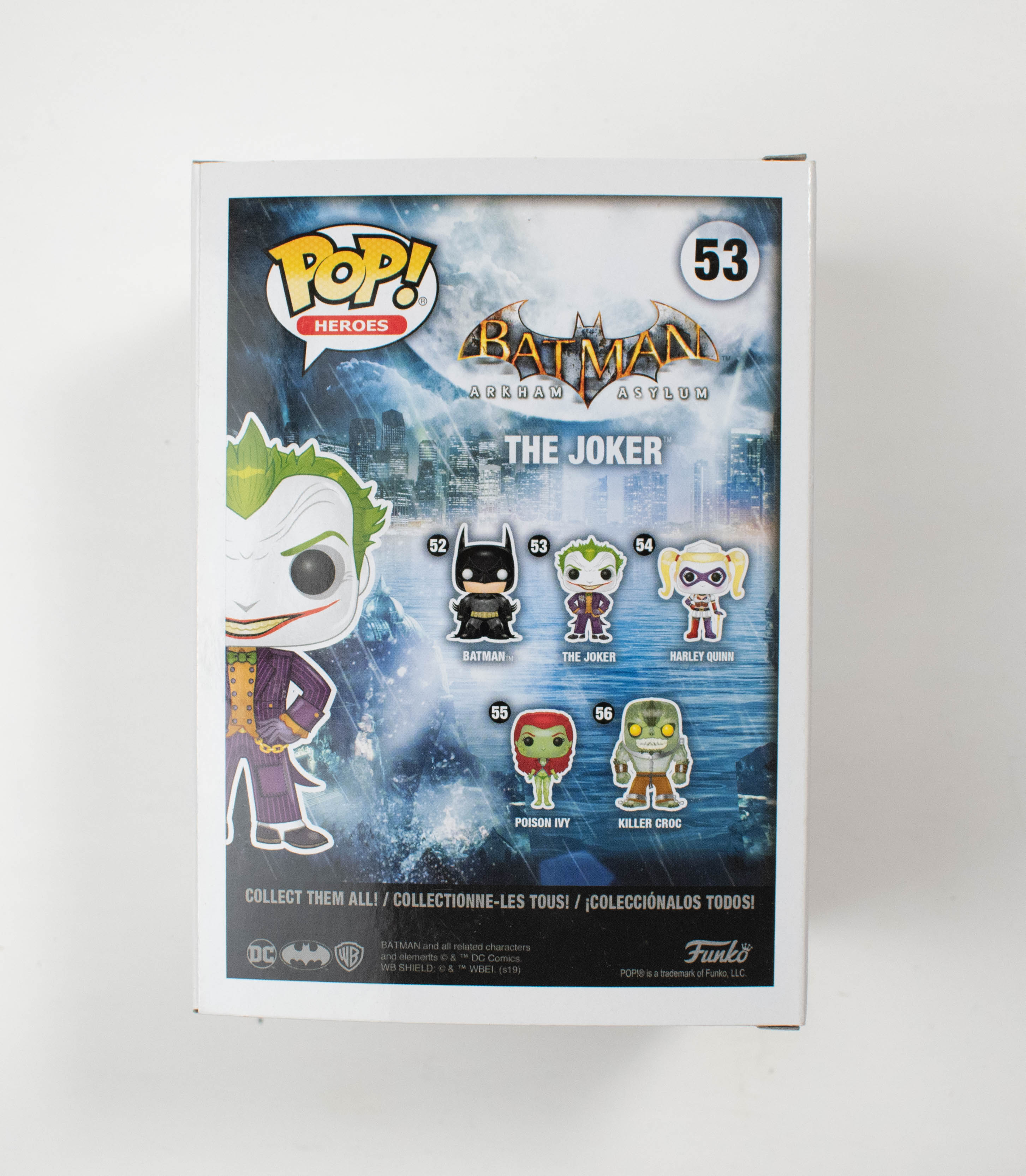 Funko Pop! The Joker Batman Arkham Asylum Purple Chrome Target Exclusive #53