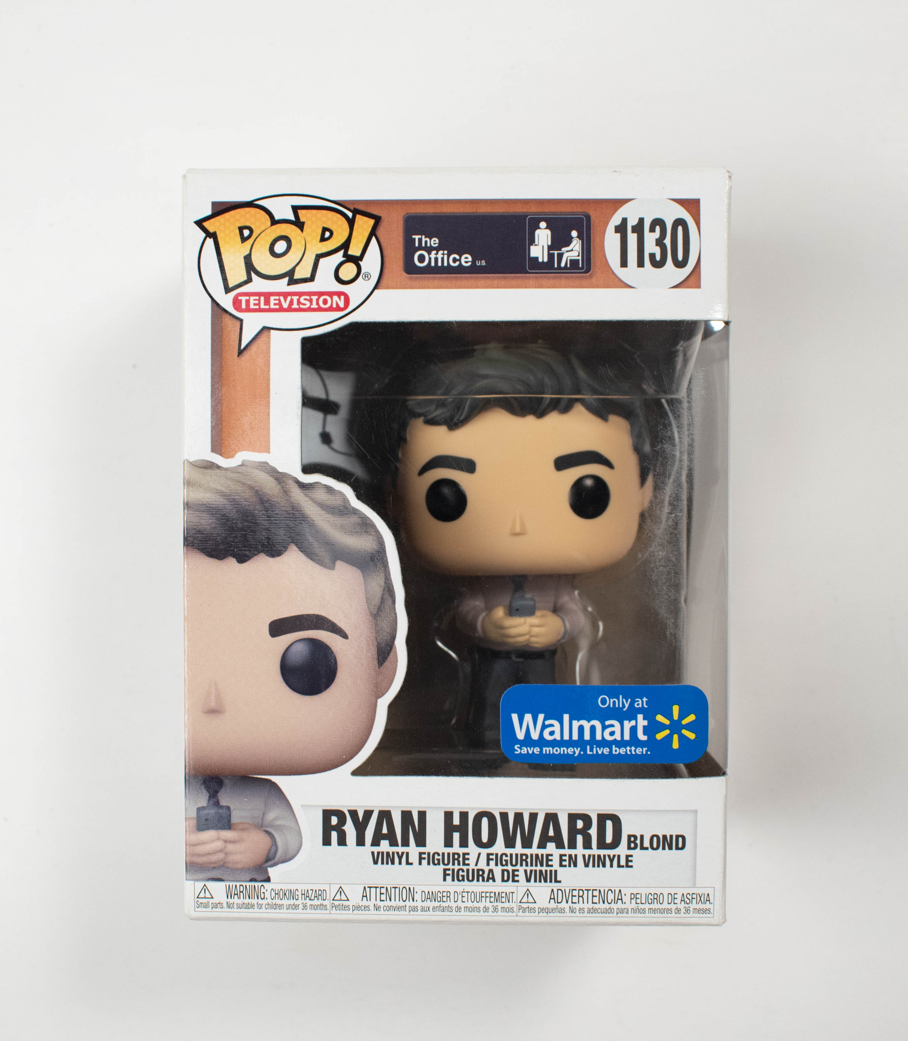 Ryan Howard the Office only at Walmart 1130 lite hair New The Office Funko Pop