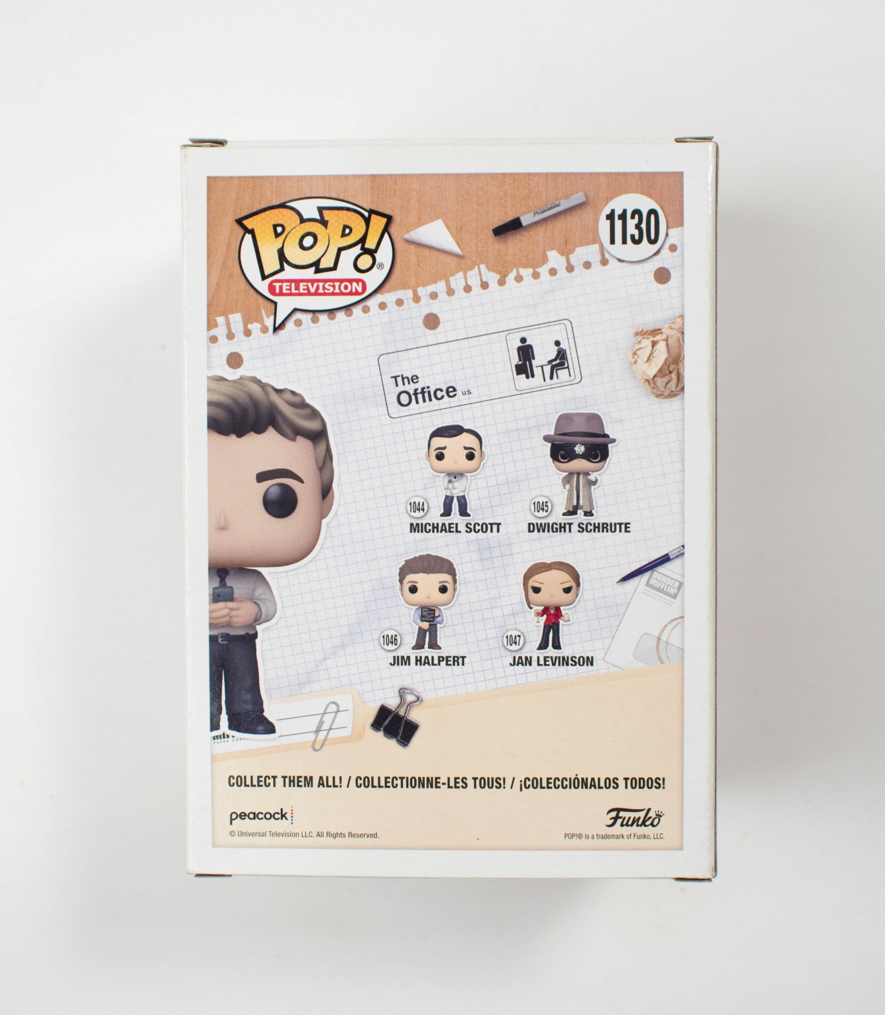 Ryan Howard the Office only at Walmart 1130 lite hair New The Office Funko Pop