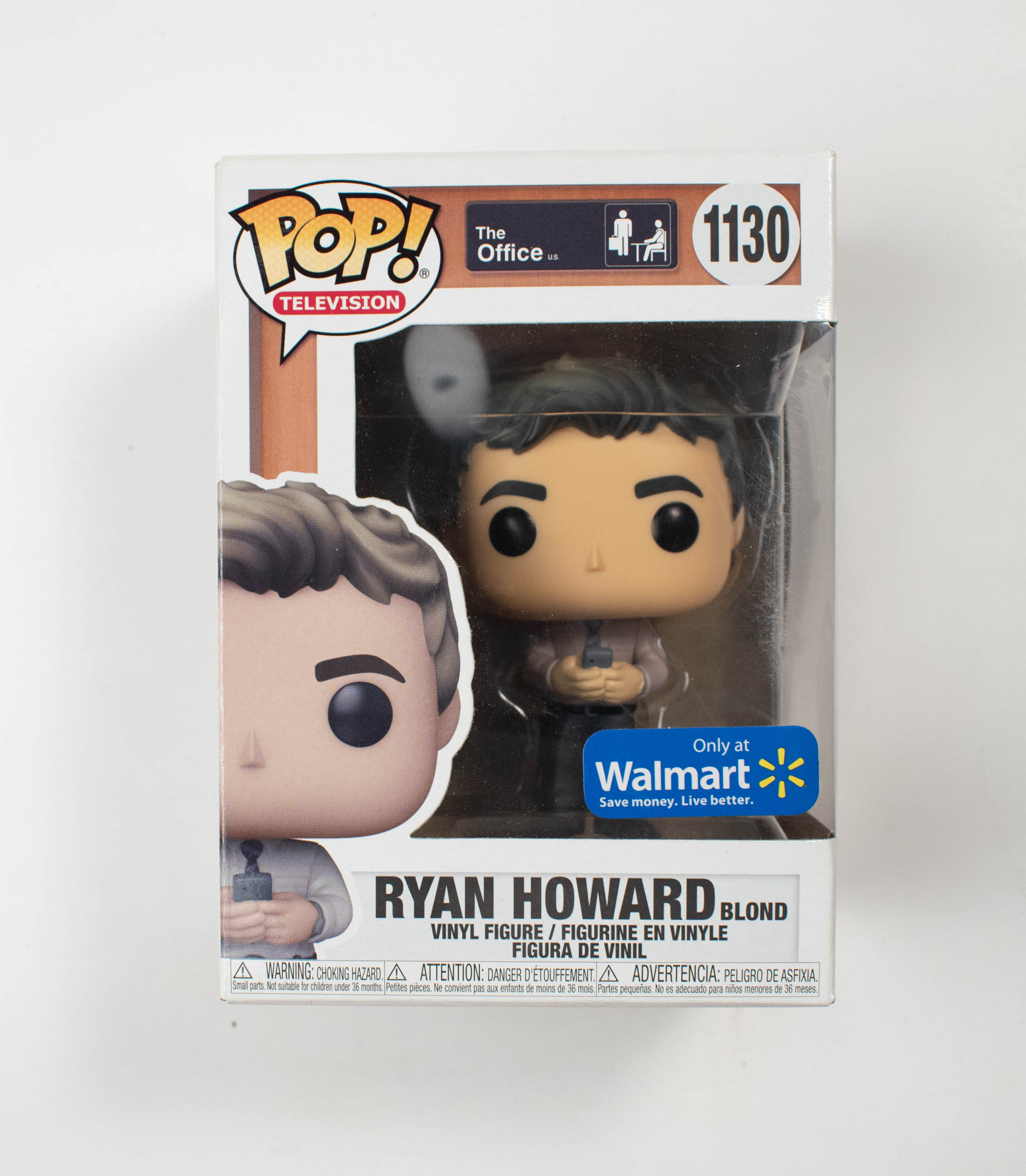 Funko Pop Ryan Howard the Office only at Walmart 1130 lite hair
