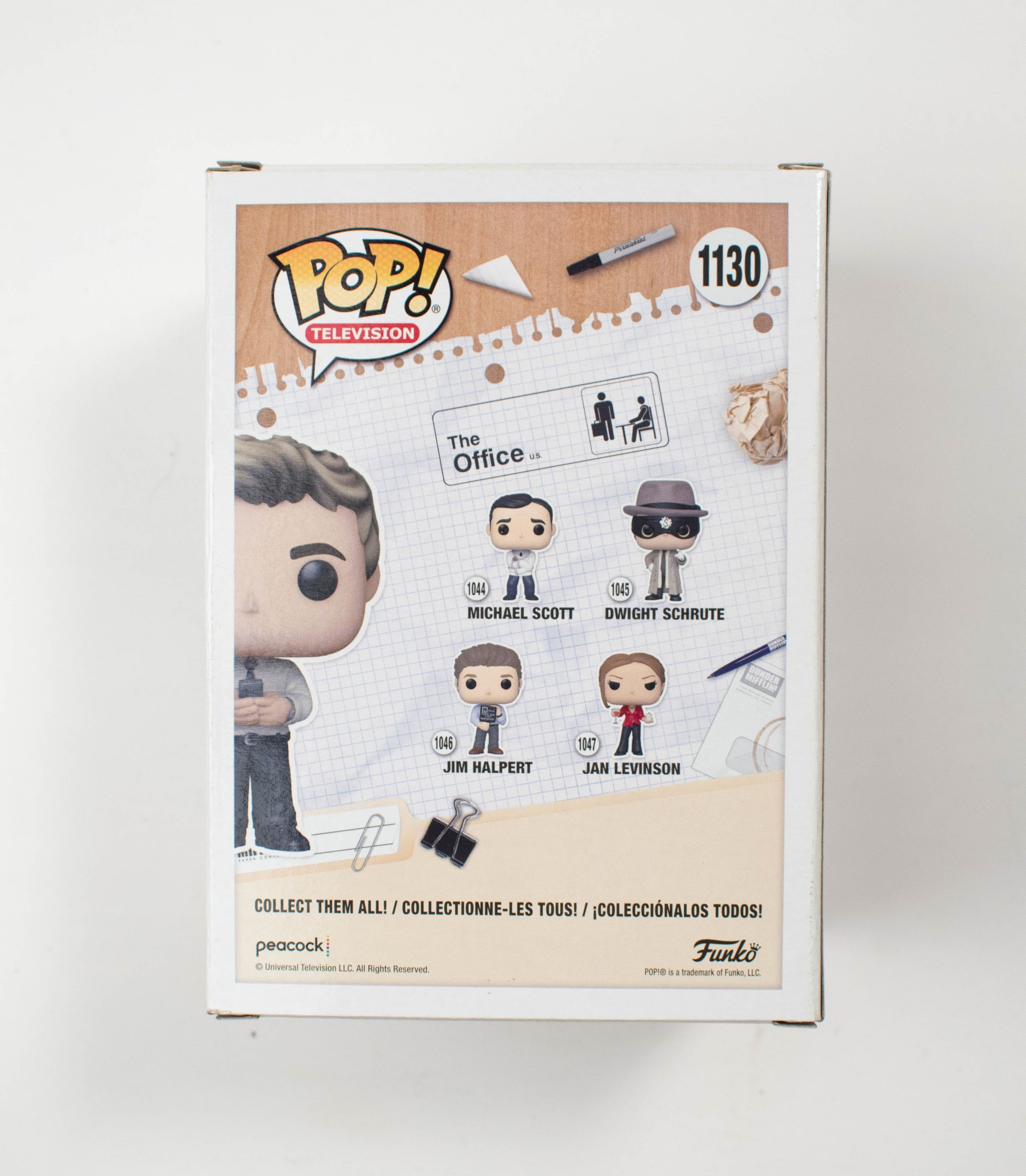 Funko Pop Ryan Howard the Office only at Walmart 1130 lite hair