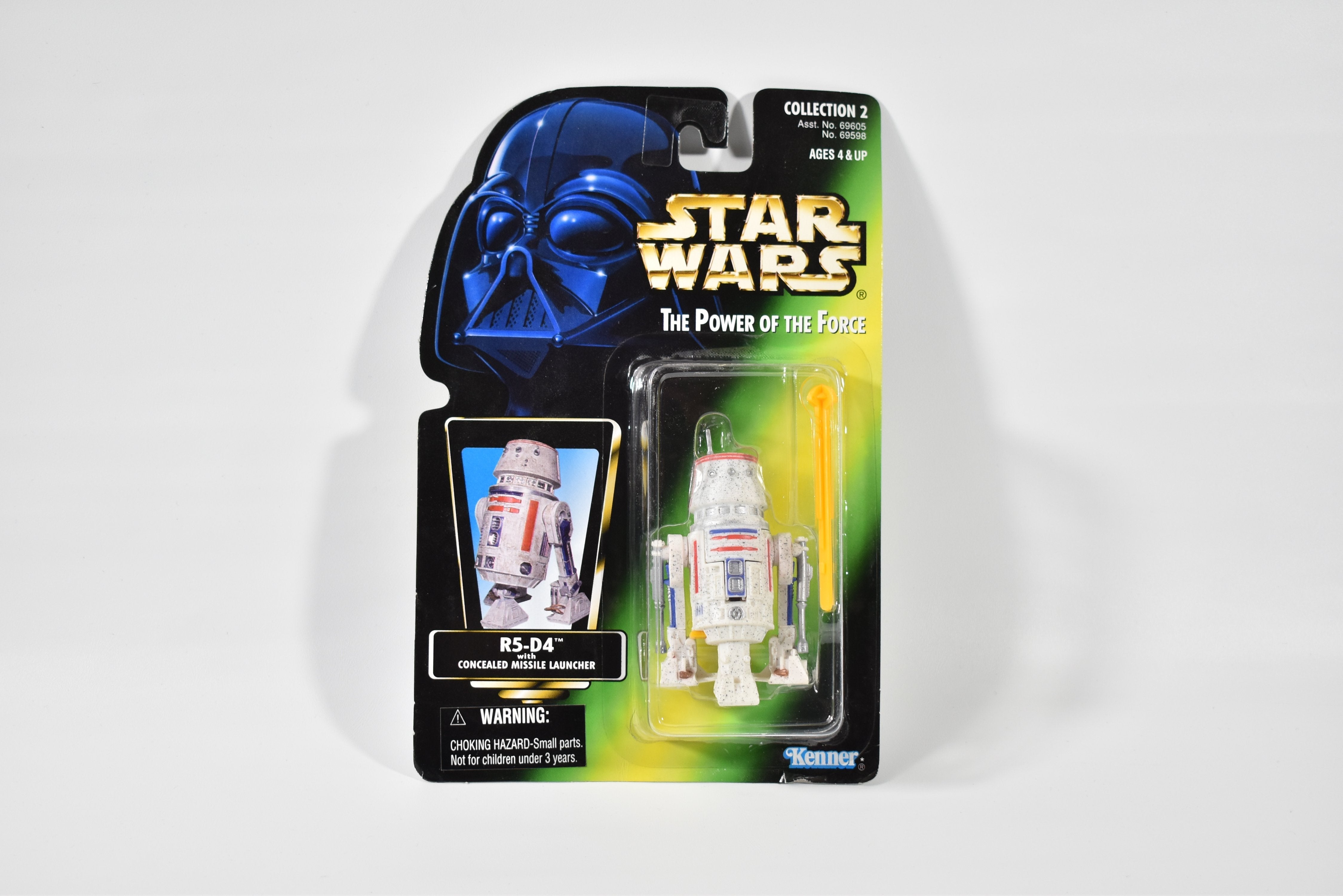 Star Wars Power of the Force Green Card R5-D4 with Missile Launcher