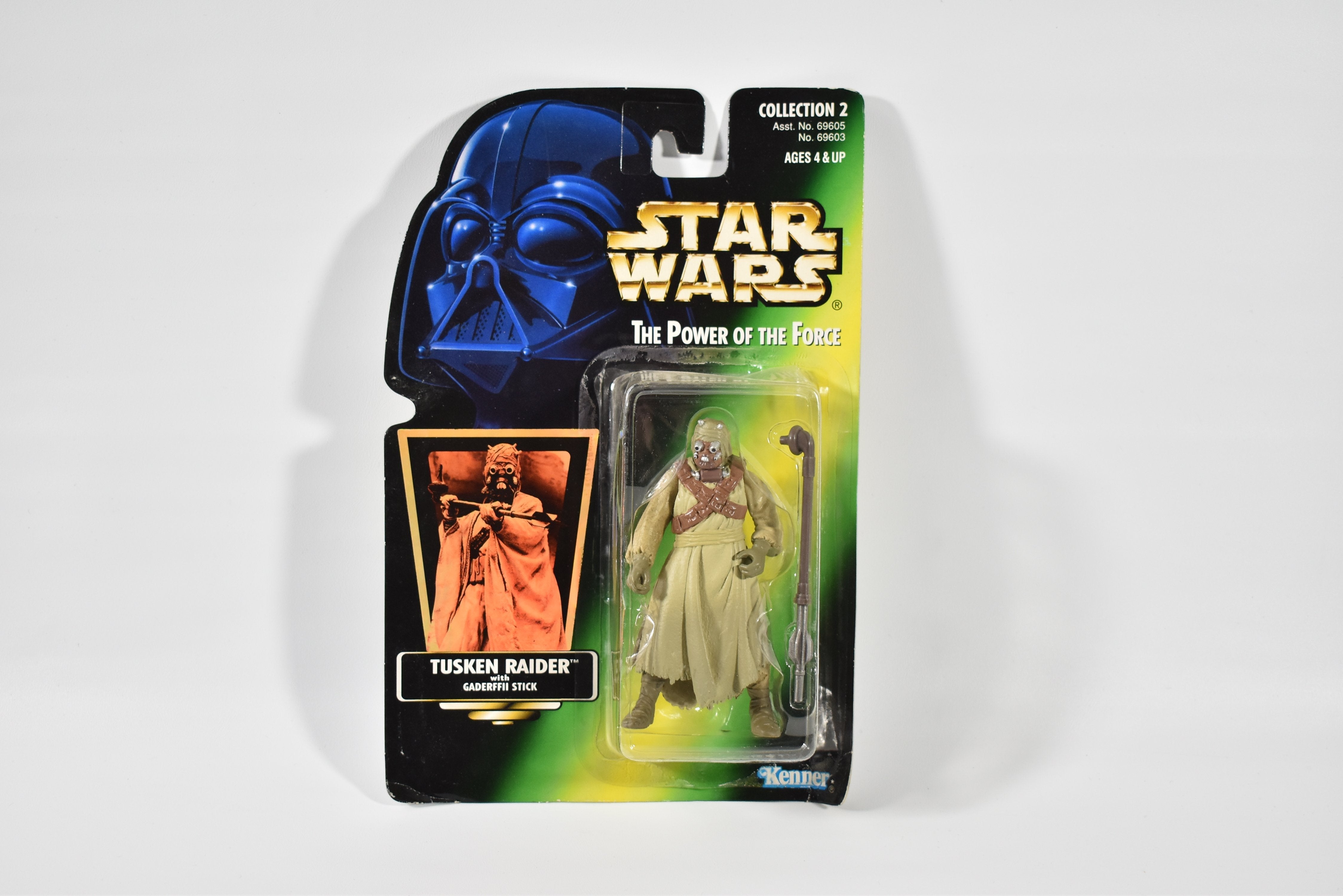 Star Wars Power of the Force Green Card Tusken Raider Action Figure