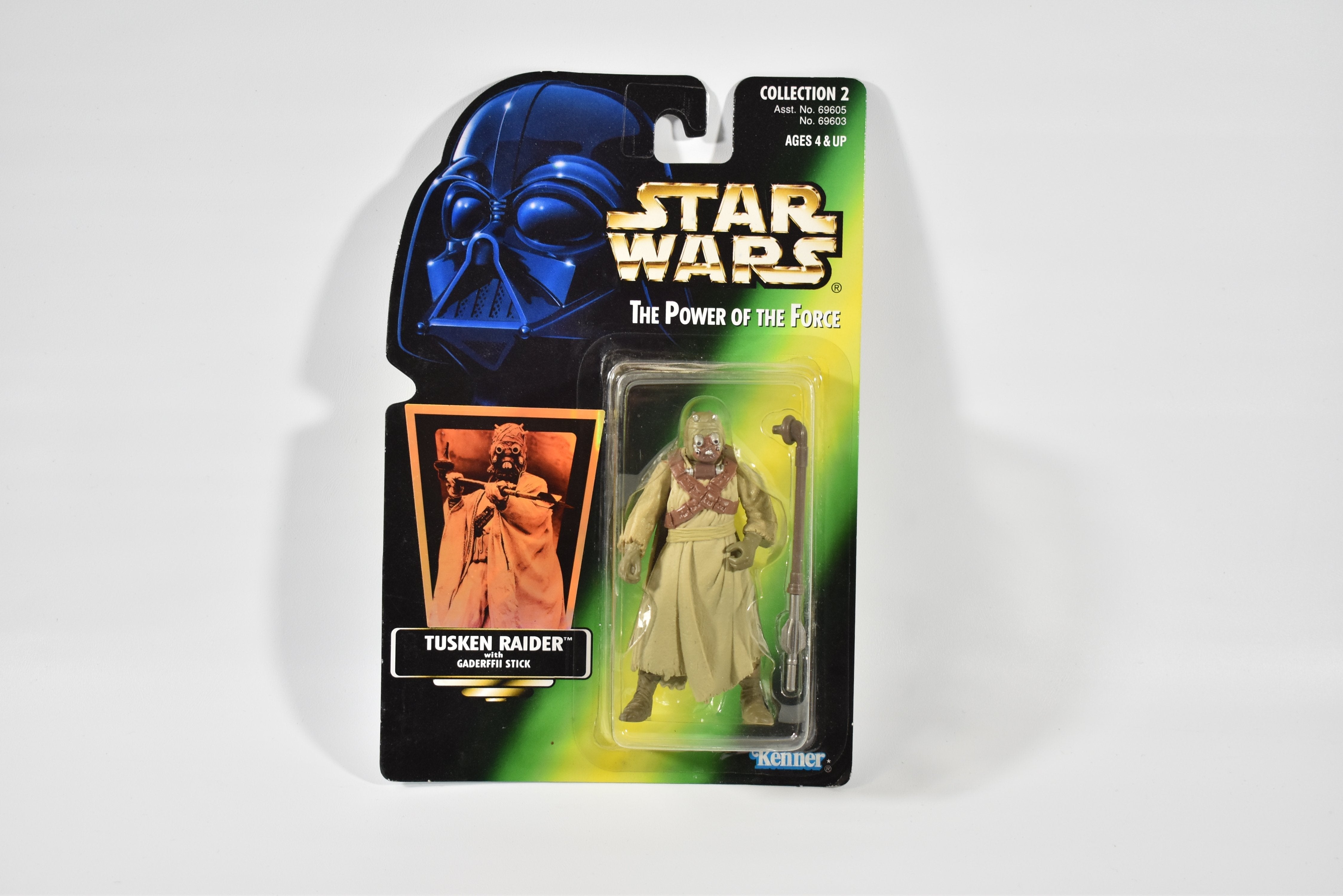 Star Wars Power of the Force Green Card Tusken Raider Kenner No.69603