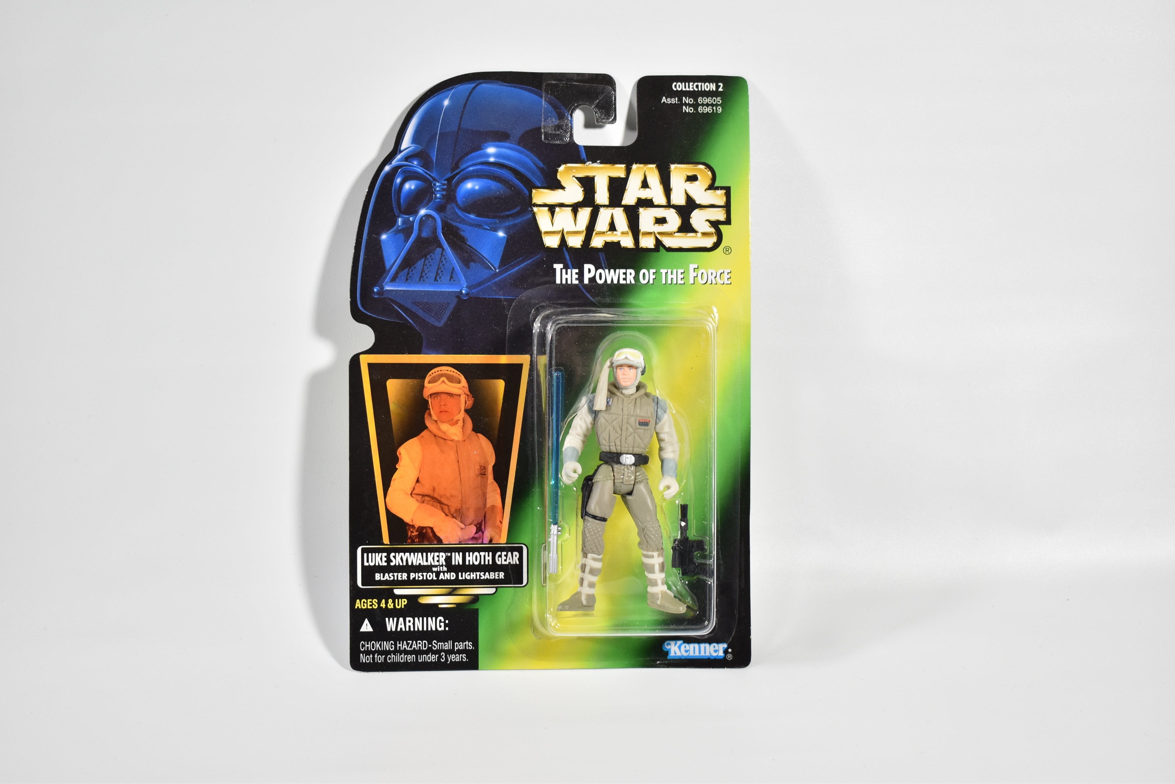 Star Wars Power of the force Green Card Luke Skywalker in Hoth Gear 2