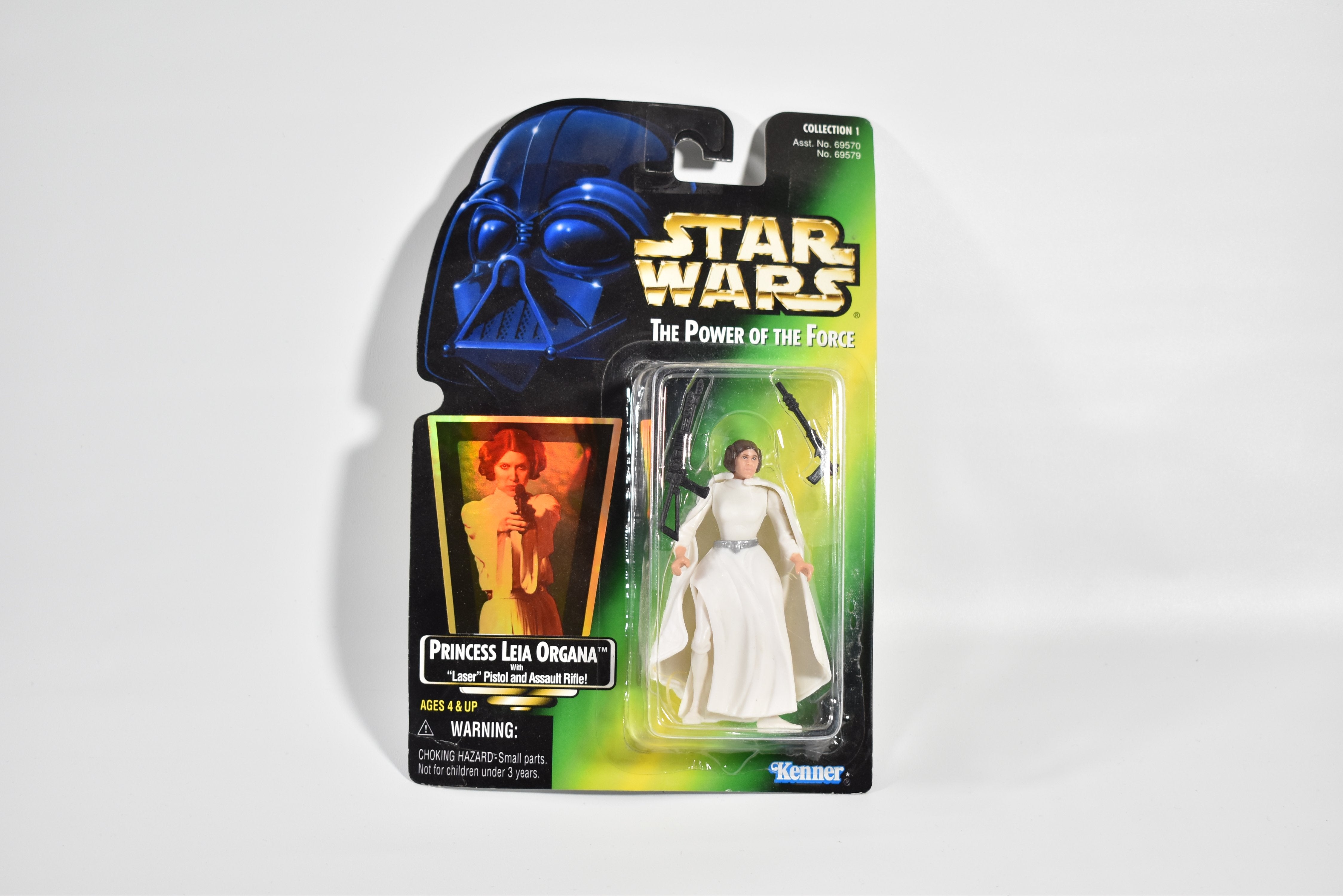 Star Wars Power of the force Green Card Princess Leia Organa Kenner 1996