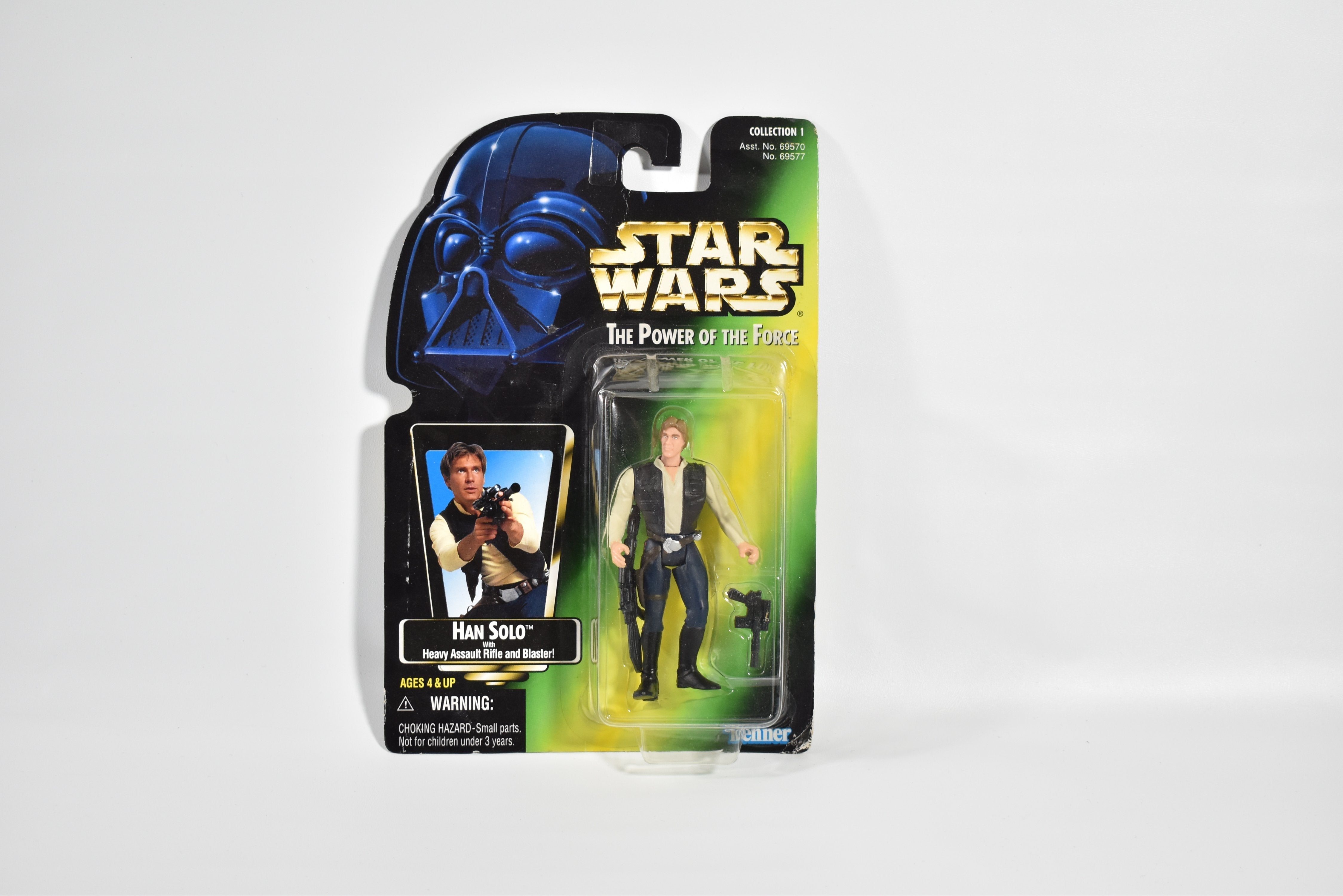 Star Wars Power of the force Green Card Heavy Assault Rifle