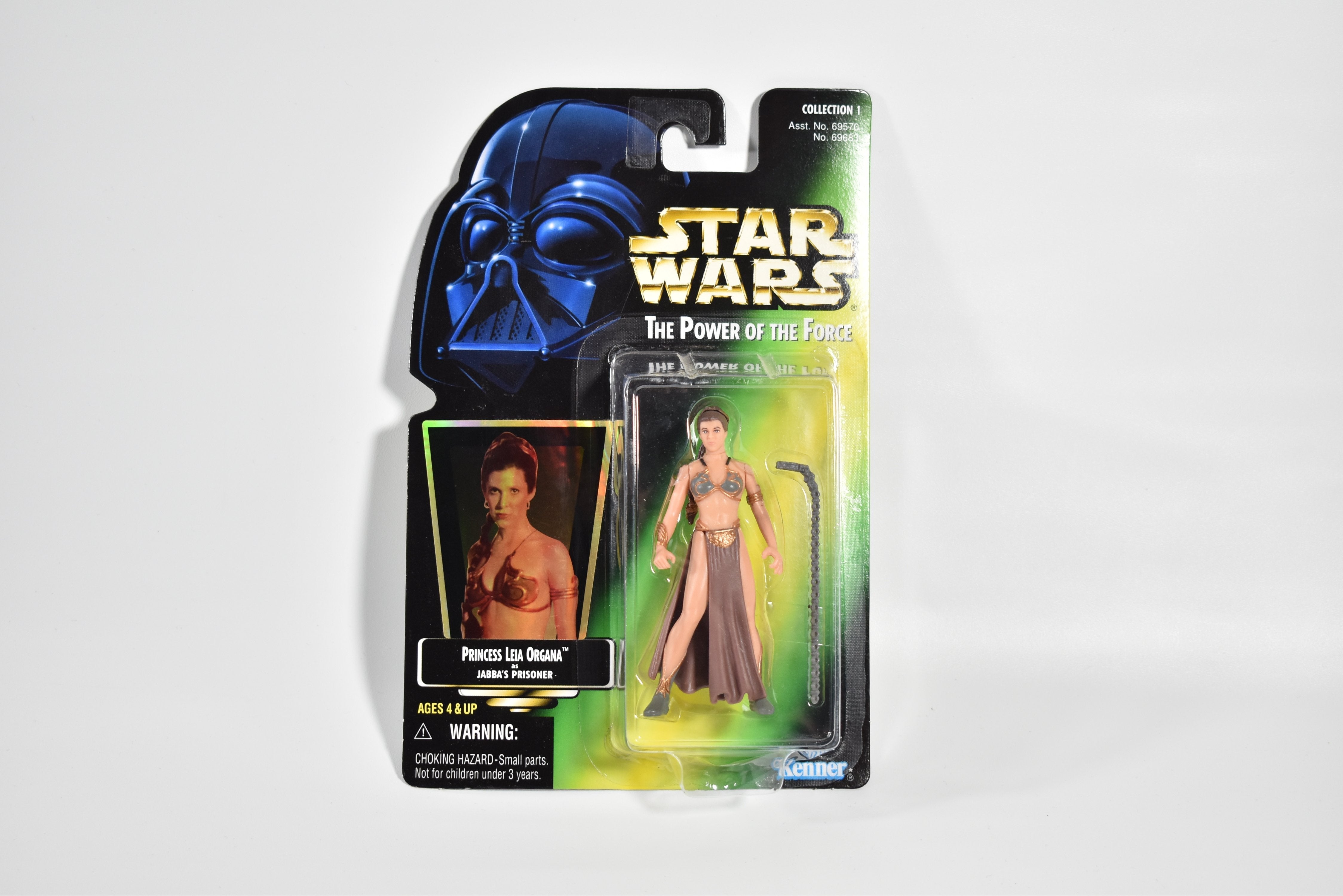 Star Wars Power of the force Green Card Princess Leia Jabba’s Prisoner