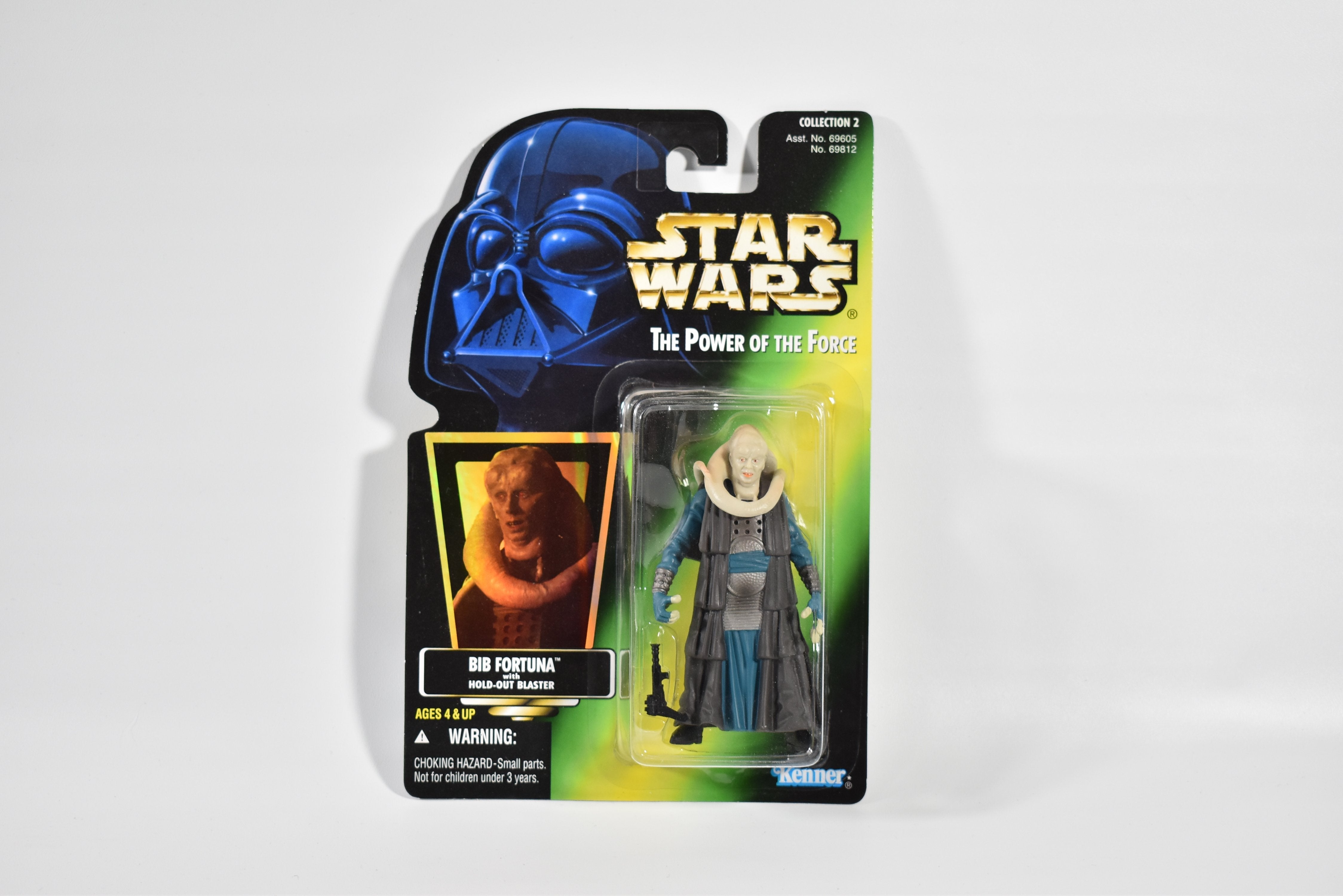Star Wars Power of the force Green Card Bib Fortuna Kenner 1996