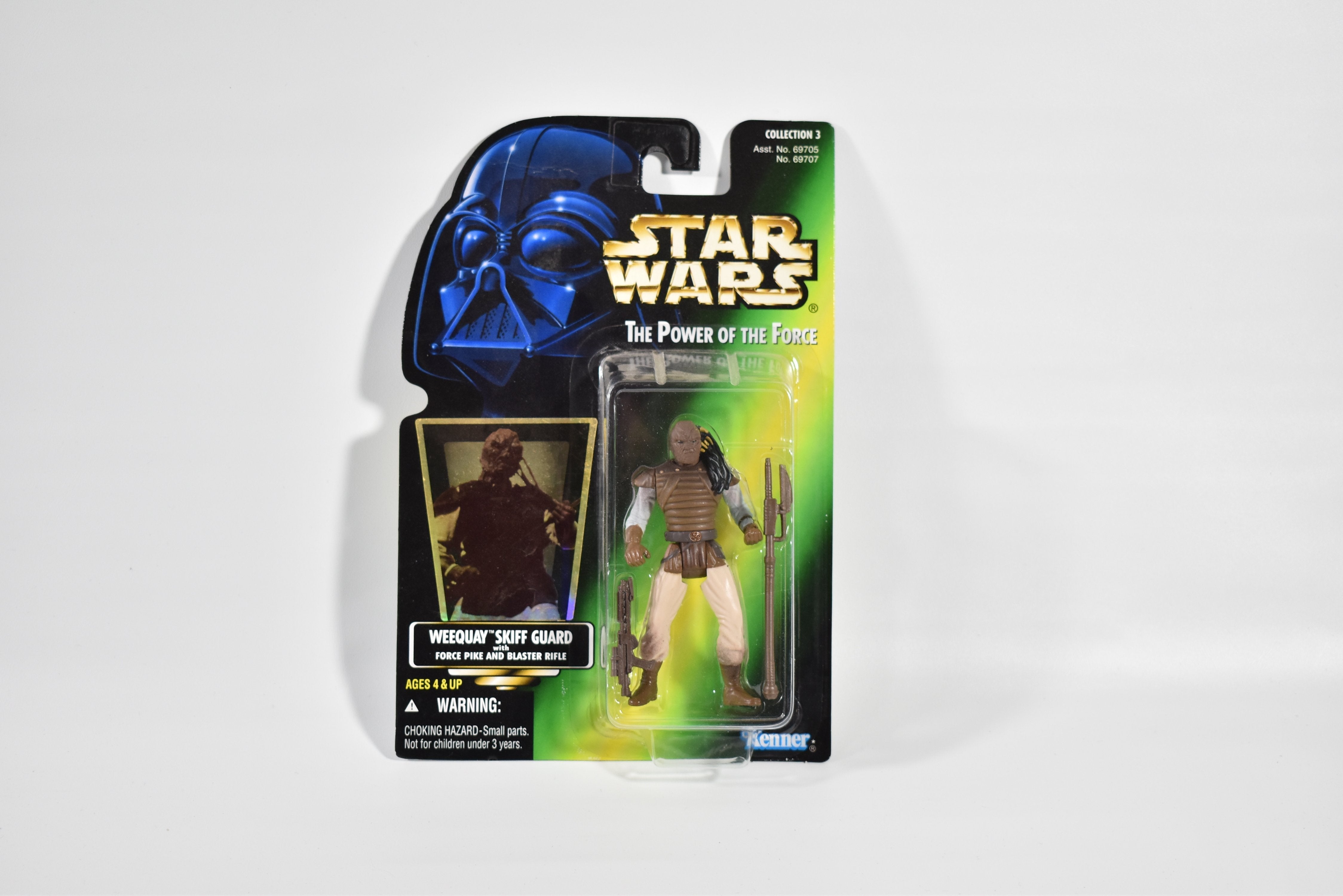 Star Wars Power of the Force Green Card Weequay Skiff Guard Kenner 1996 Action Figure
