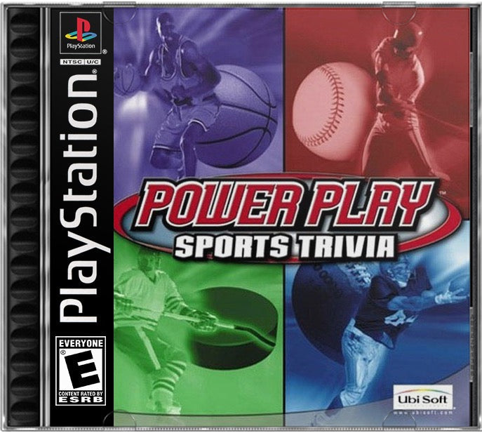 Power Play - Sports Trivia PS1 Sony Playstation 1 Used Video Game