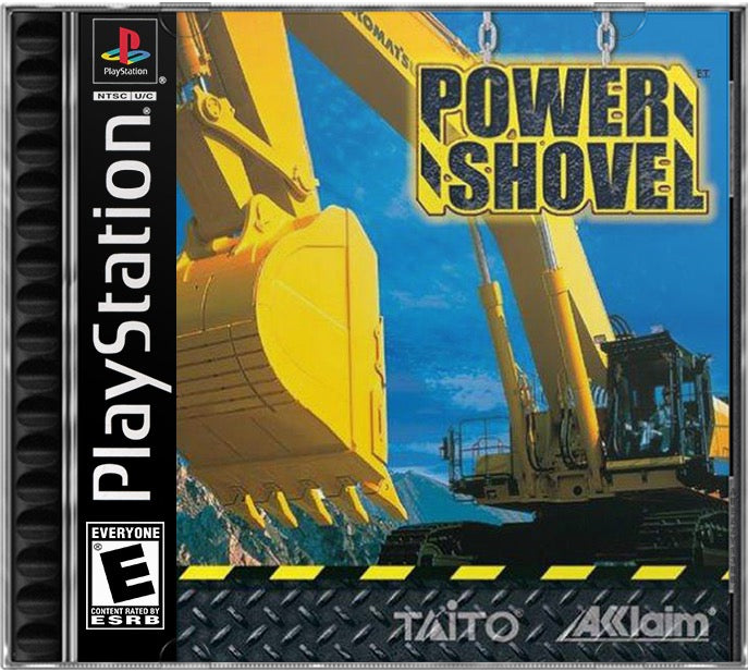 Power Shovel PS1 Sony Playstation 1 Used Video Game