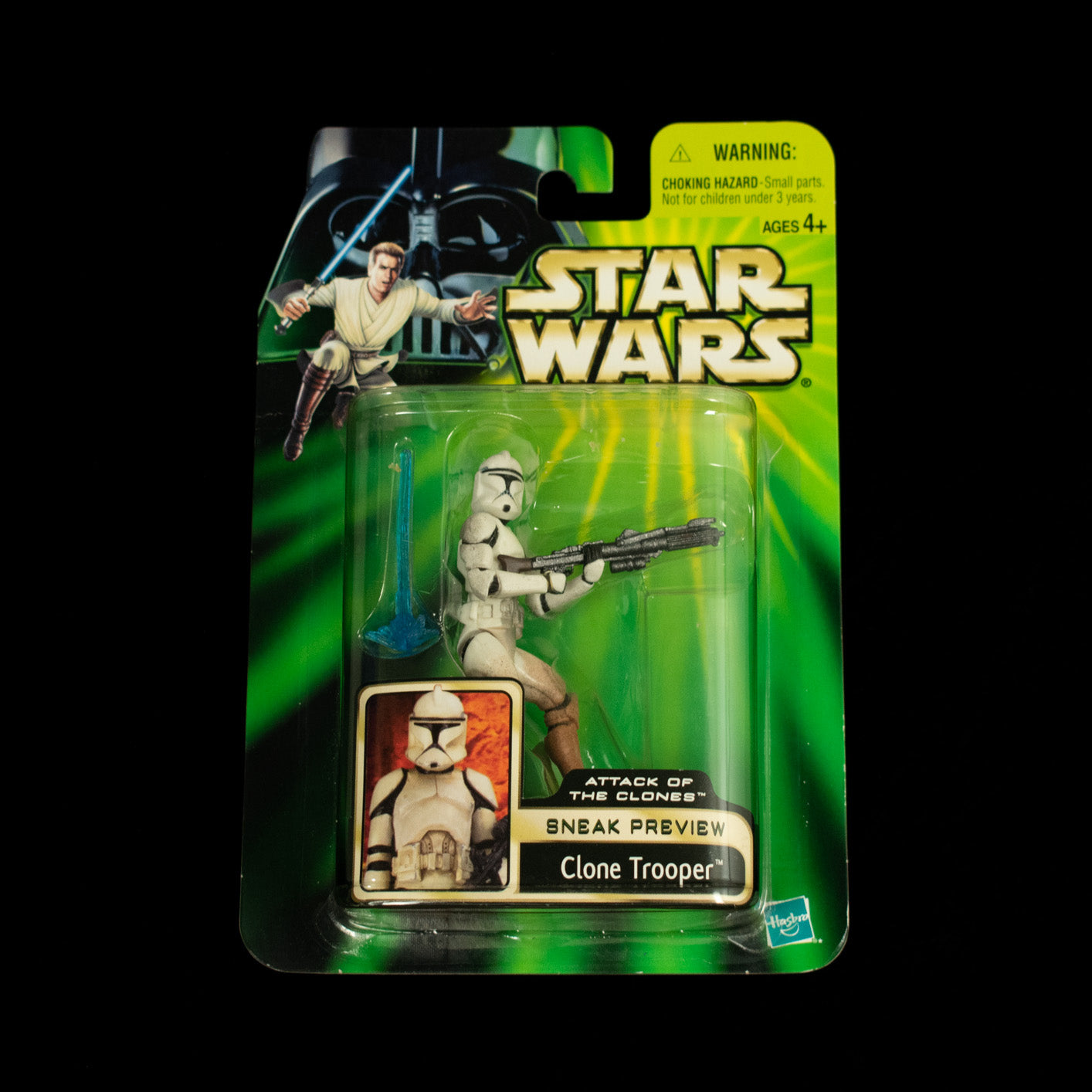 Star Wars Power of the Jedi Action Figure Attack of the Clones Clone Trooper Sneak Preview