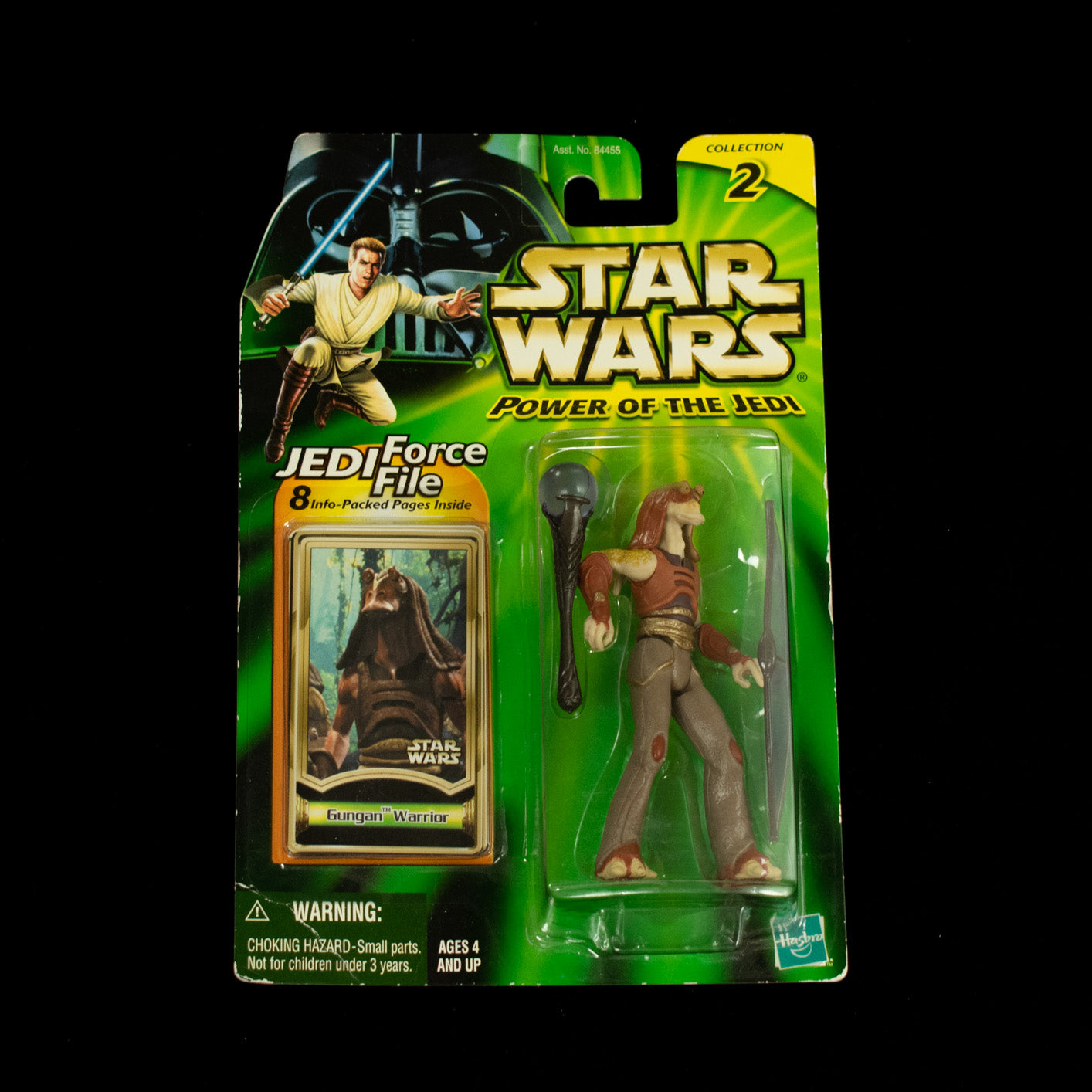 Star Wars Power of the Jedi Action Figure Gungan Warrior Hasbro 2000