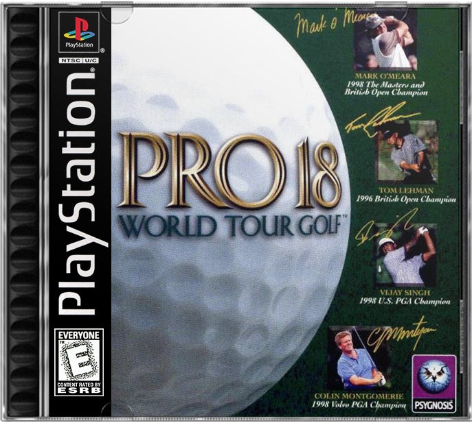 Pro 18 - World Tour Golf PS1 Sony Playstation 1 Used Video Game