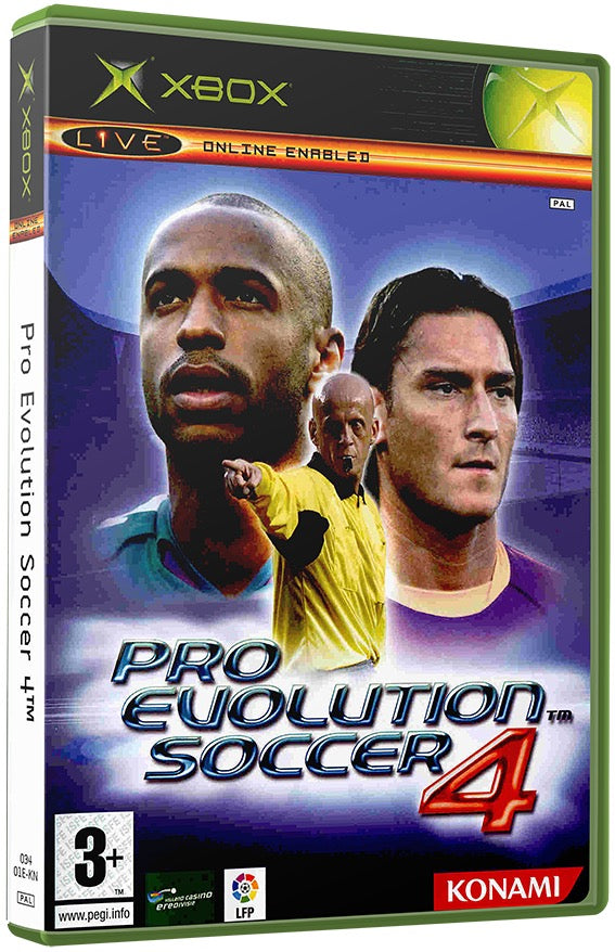 Pro Evolution Soccer 4 Used Microsoft XBOX Original Video Game