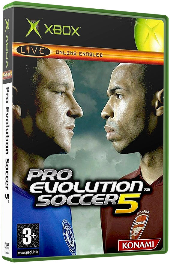 Pro Evolution Soccer 5 Used Microsoft XBOX Original Video Game