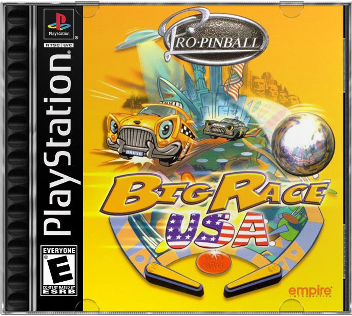 Pro Pinball - Big Race USA PS1 Sony Playstation 1 Used Video Game