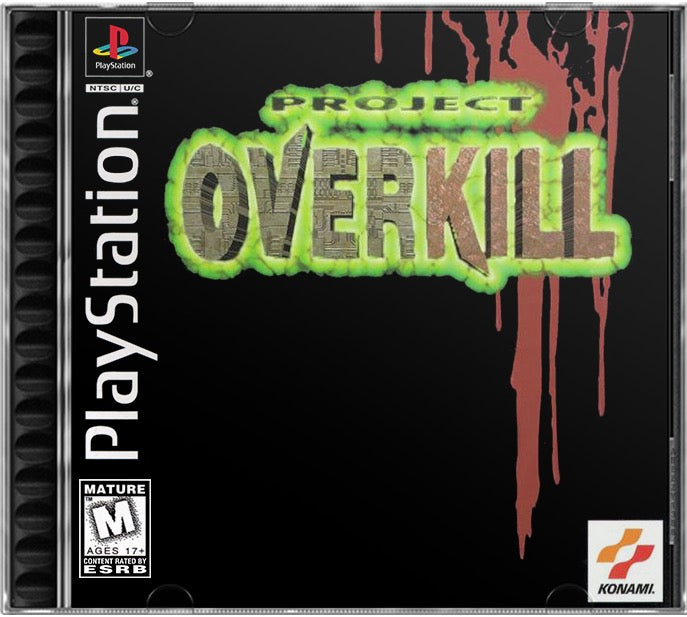 Project Overkill PS1 Sony Playstation 1 Used Video Game