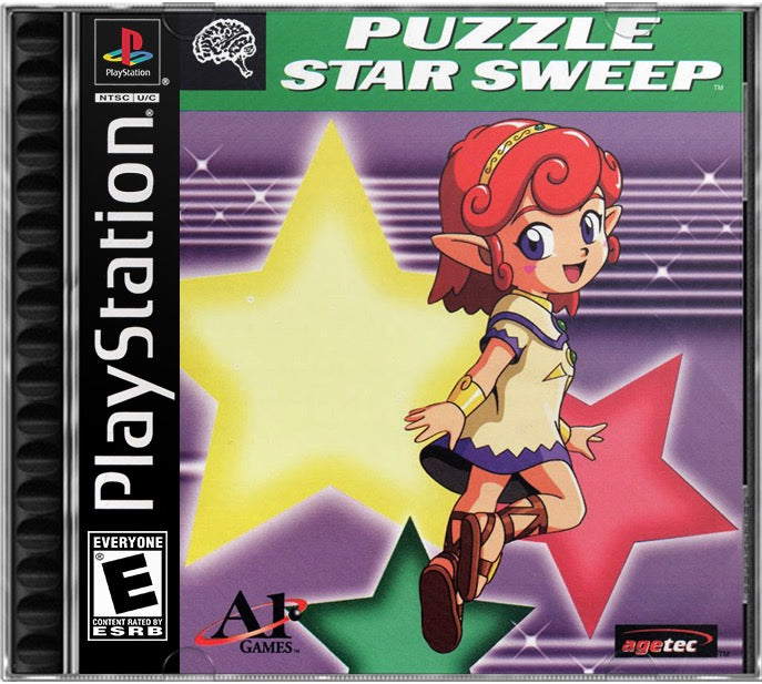 Puzzle Star Sweep PS1 Sony Playstation 1 Used Video Game