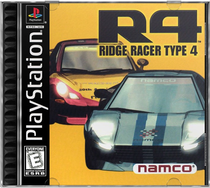 R4 - Ridge Racer Type 4 PS1 Sony Playstation 1 Used Video Game