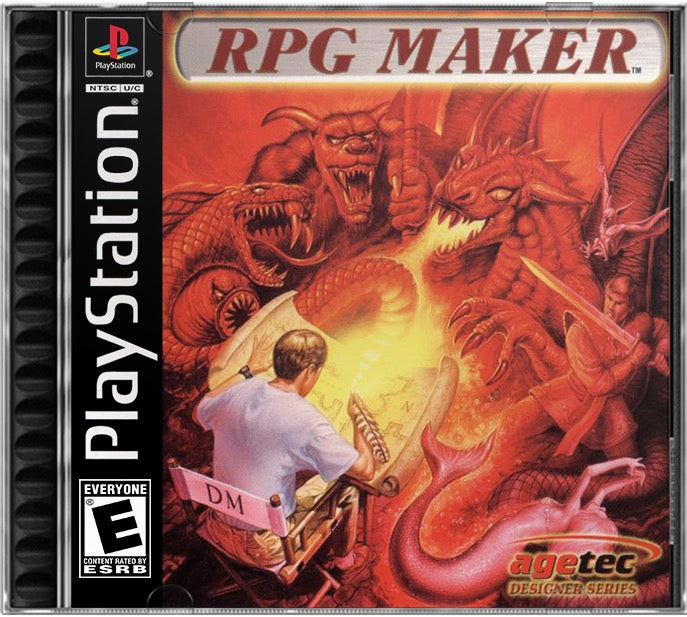 RPG Maker PS1 Sony Playstation 1 Used Video Game