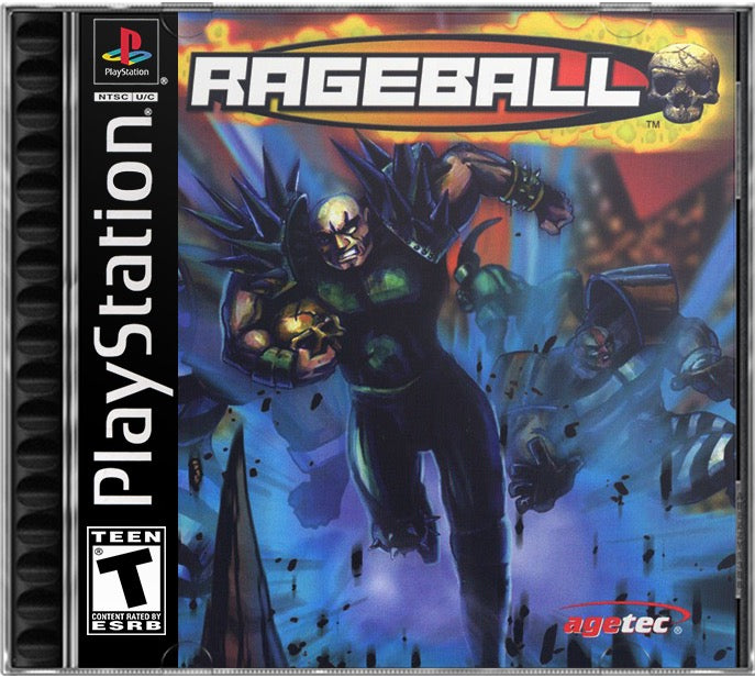 Rageball PS1 Sony Playstation 1 Used Video Game
