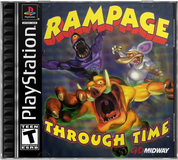 Rampage - Through Time PS1 Sony Playstation 1 Used Video Game