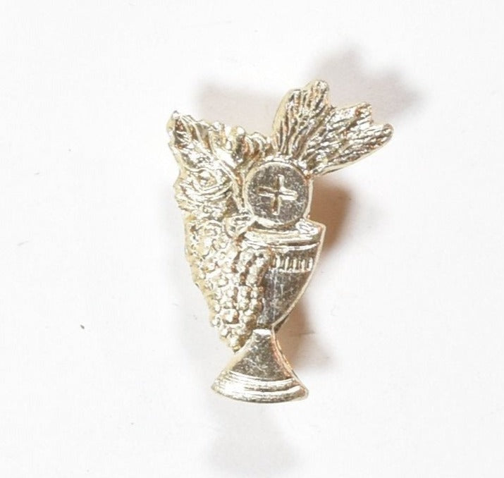 Silver Pendant Grape bowl Pin Collectible Vintage Pin Used