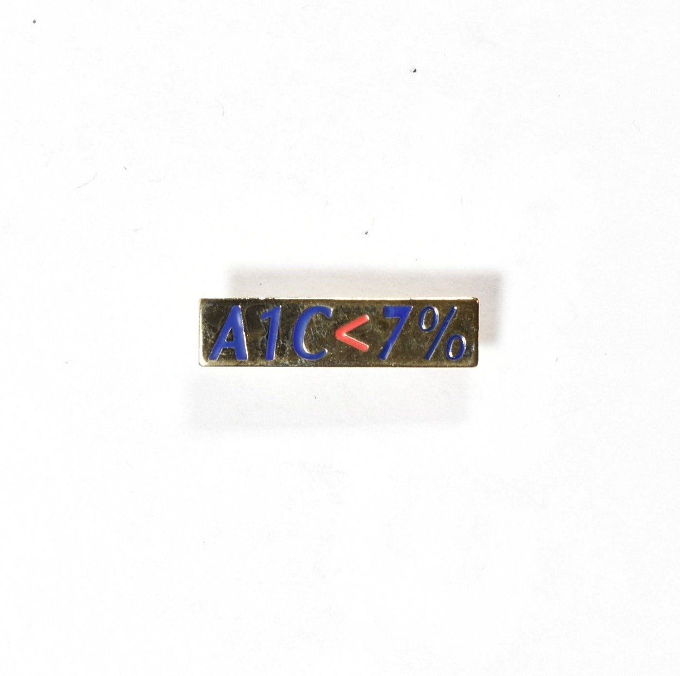 A1 C 7% Pin Used button pin Silver Metal Vintage Button Pin