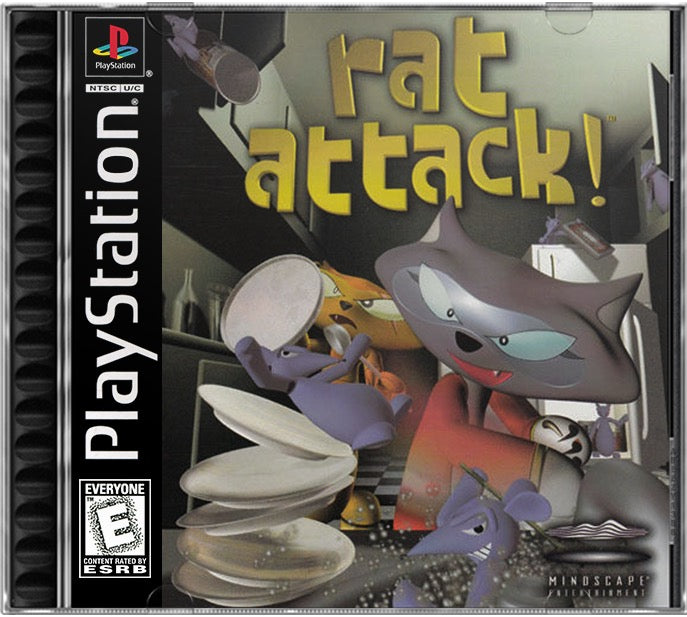 Rat Attack! PS1 Sony Playstation 1 Used Video Game
