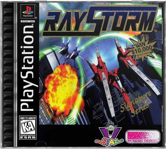 RayStorm PS1 Sony Playstation 1 Used Video Game