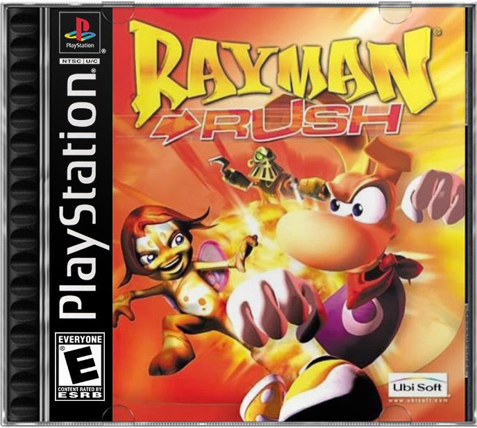 Rayman Rush PS1 Sony Playstation 1 Used Video Game
