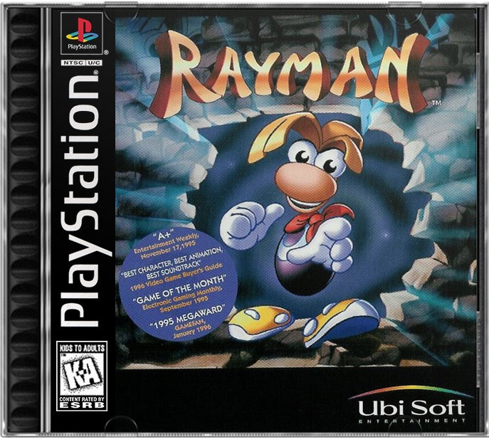 Rayman PS1 Sony Playstation 1 Used Video Game