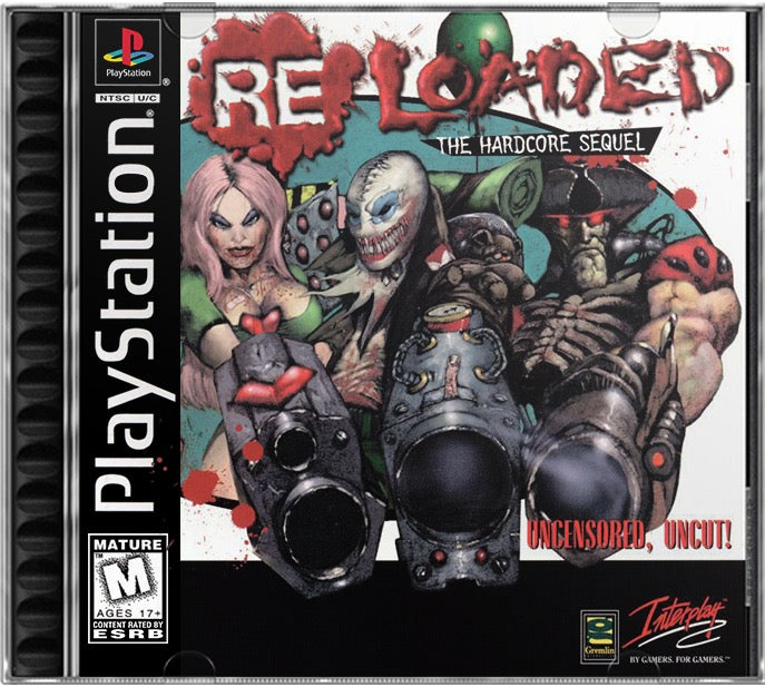 Re-Loaded - The Hardcore Sequel PS1 Sony Playstation 1 Used Video Game