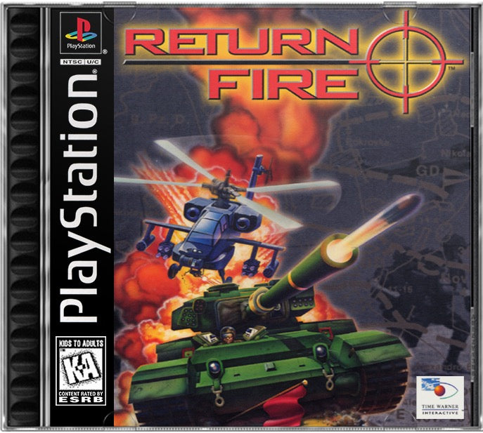Return Fire PS1 Sony Playstation 1 Used Video Game