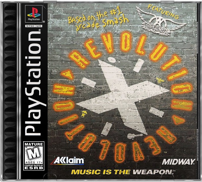 Revolution X - Music Is the Weapon PS1 Sony Playstation 1 Used Video Game