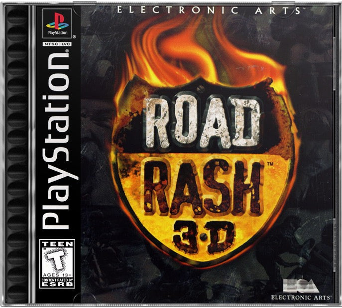 Road Rash 3D PS1 Sony Playstation 1 Used Video Game