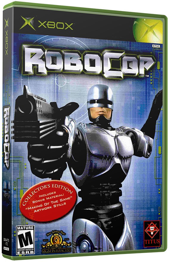 RoboCop Used Microsoft XBOX Original Video Game