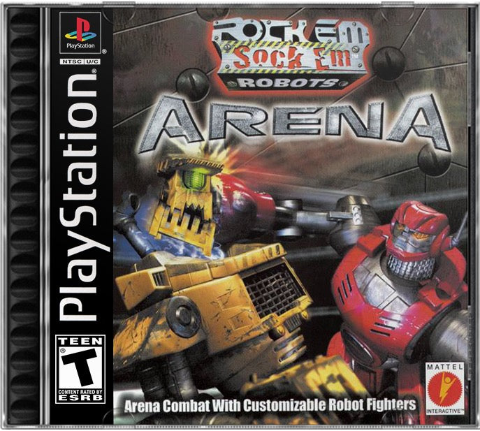 Rock 'Em Sock 'Em Robots Arena PS1 Sony Playstation 1 Used Video Game