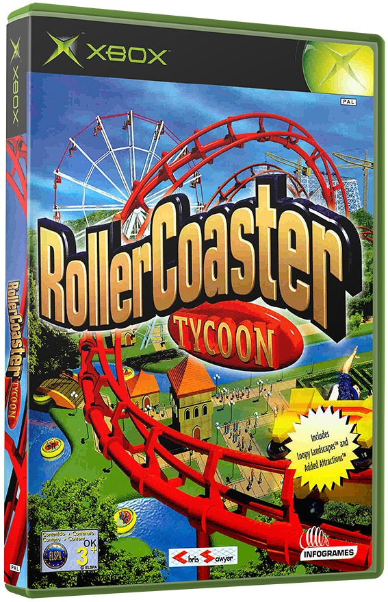 RollerCoaster Tycoon Used Microsoft XBOX Original Video Game