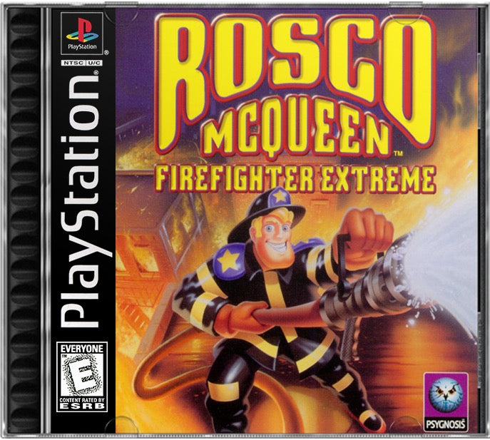 Rosco McQueen Firefighter Extreme PS1 Sony Playstation 1 Used Video Game
