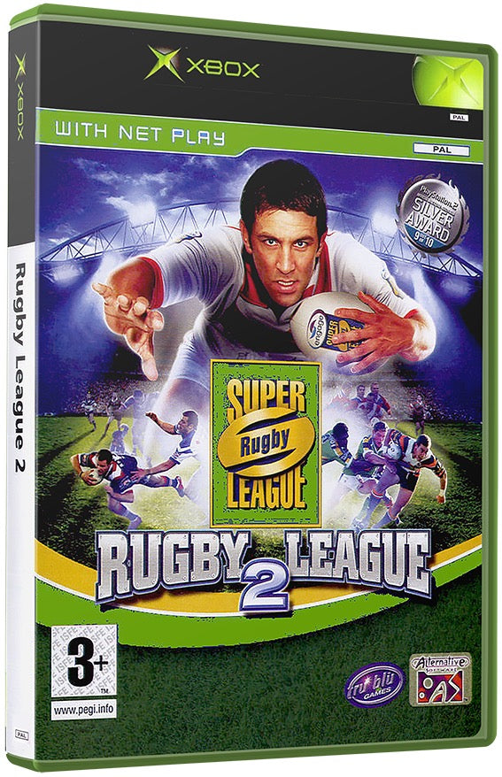 Rugby League 2 Used Microsoft XBOX Original Video Game
